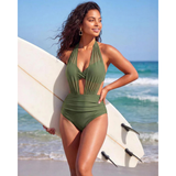 Sabrina | Bikini de Controle de Barriga com Cintura Alta 2-em-1