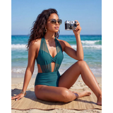 Sabrina | Bikini de Controle de Barriga com Cintura Alta 2-em-1