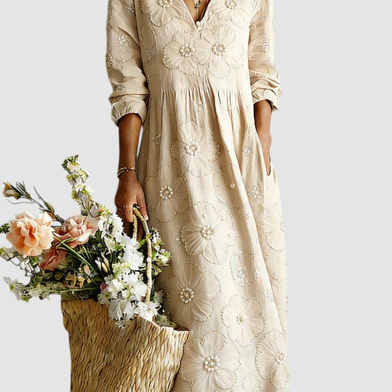 LENA | VESTIDO MIDI FLORAL