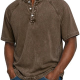 Lucas | Camisa vintage com botões para homem