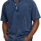 Lucas | Camisa vintage com botões para homem